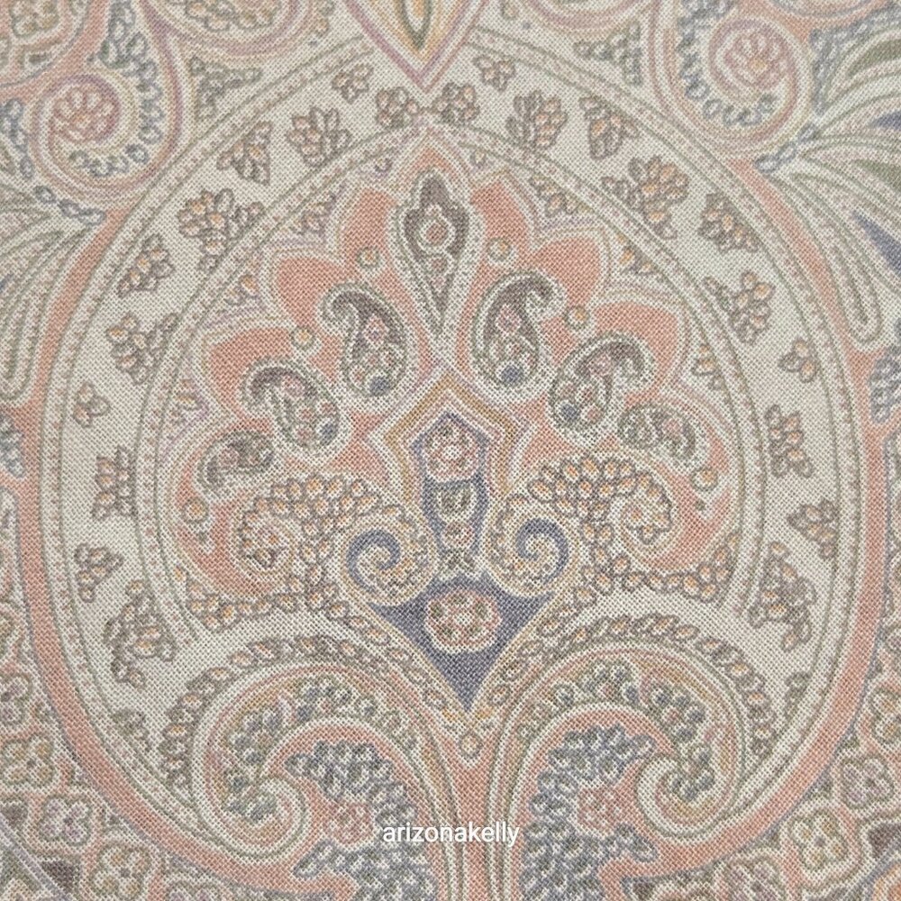 NWOT Altea Wool & Silk Large Square Scarf Muted Grey and Pink Hand-Stitched Hem - Picture 15 of 16